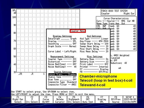 Coupler menu