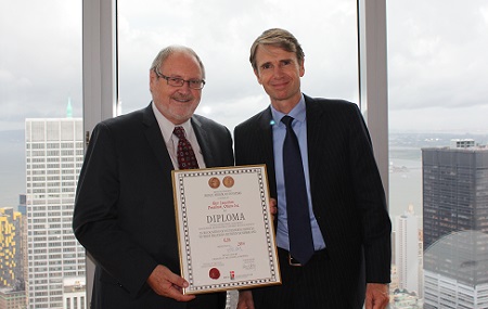 Peer Lauritsen receives The Export Association Diploma and HRH Prince Henrik&rsquo;s Honor Medal