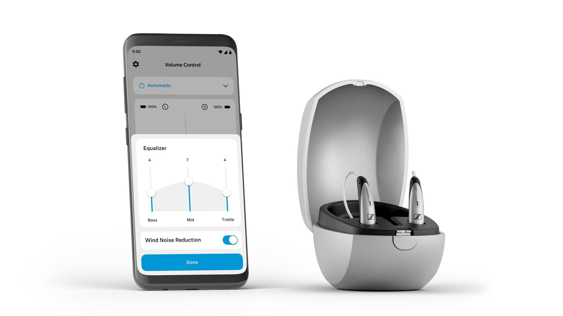 Smart phone and hearing aids