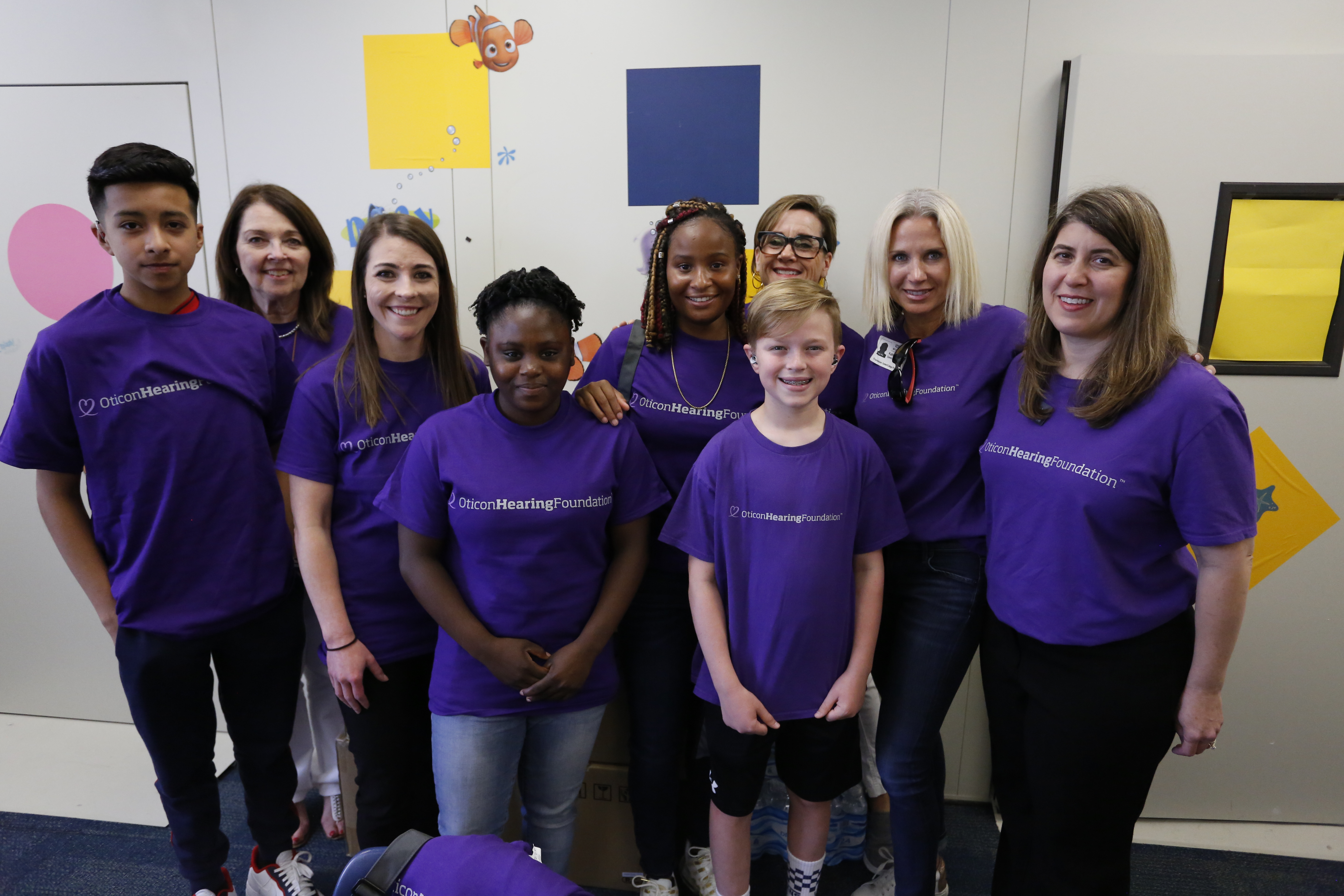Grade school and high school students with hearing aids