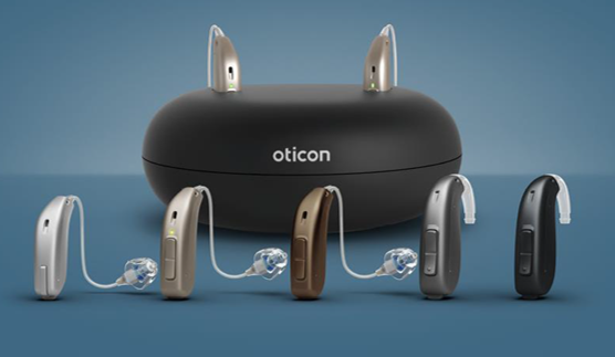Oticon Ruby miniRITE R rechargeable hearing aids