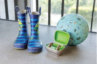 Boots, ball and hearing aids