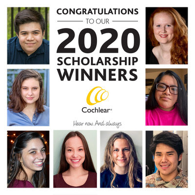 Cochlear announced today the winners of the 18th annual Graeme Clark and the ninth annual Anders Tjellström scholarships. Eight Cochlear recipients recognized for their achievements in academia, leadership and humanity with $64,000 in funding for further academic endeavors. 2020 scholarship winners