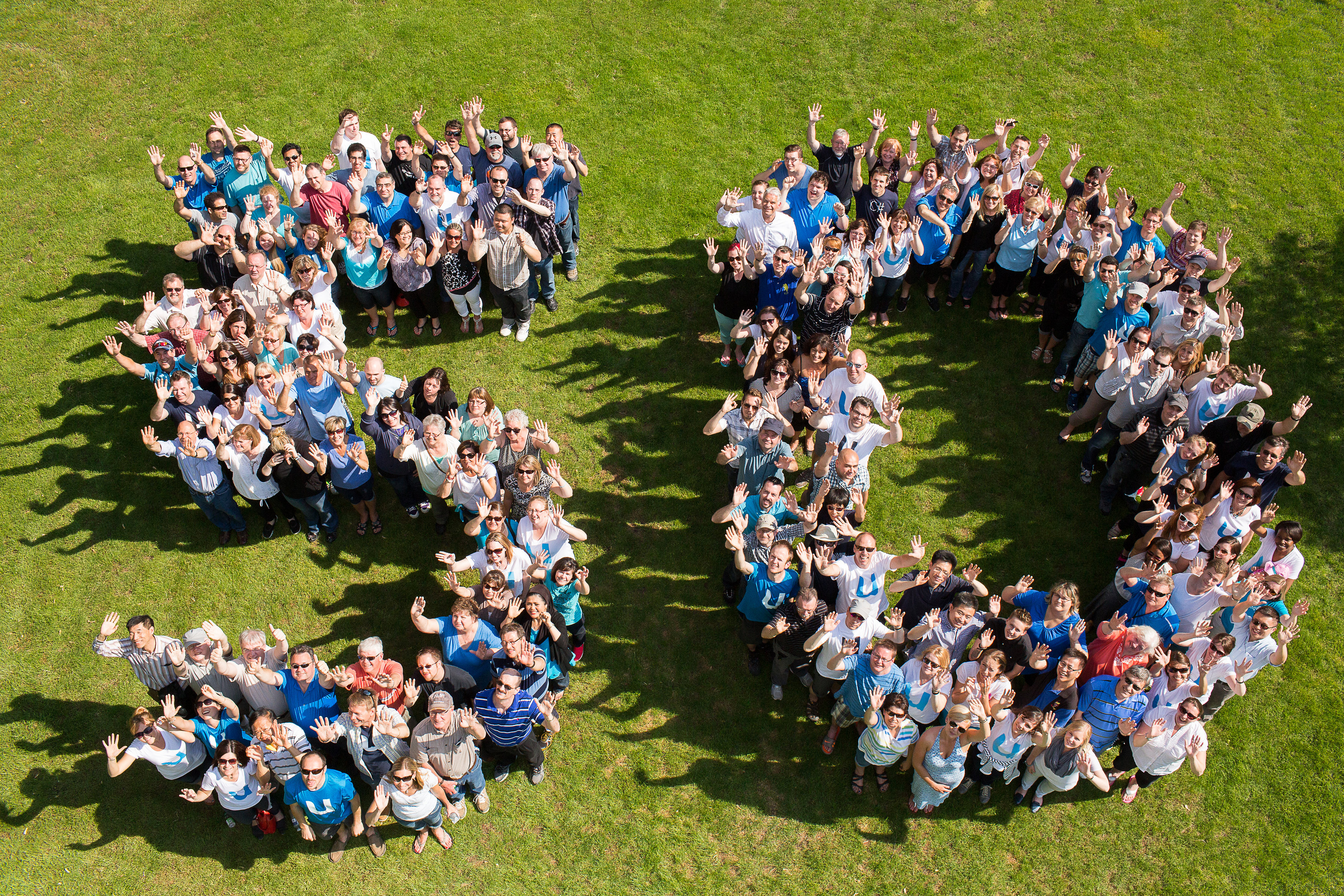 Group shot in 50 of Unitron Corporate and Canada team