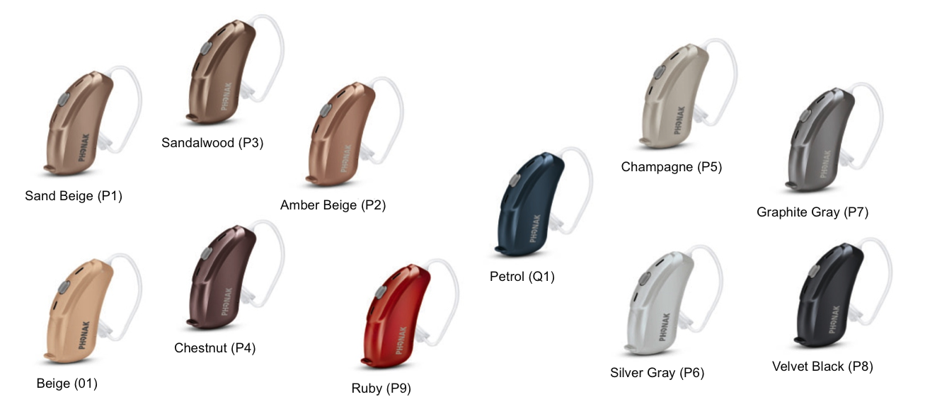 Phonak CROS II colors