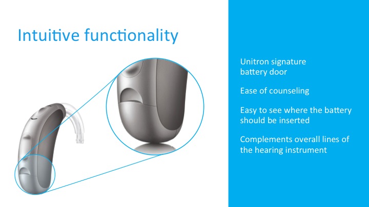Unitron signature battery door