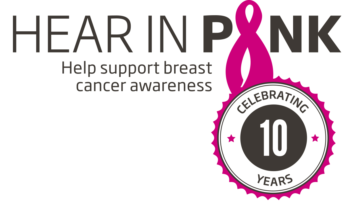 Hear in Pink logo