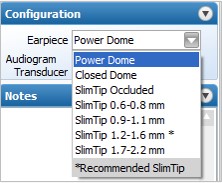 Earpiece Options in SoundWave