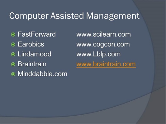 Web sites for training and remediation techniques