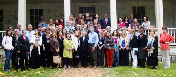 The international attendees at the historic Travellers Rest