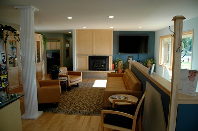 Example of inviting and comfortable waiting area