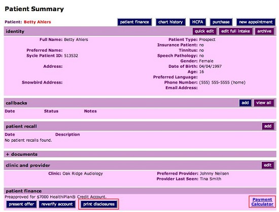 Patient summary