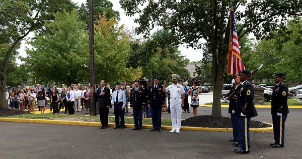 flag raising ceremony