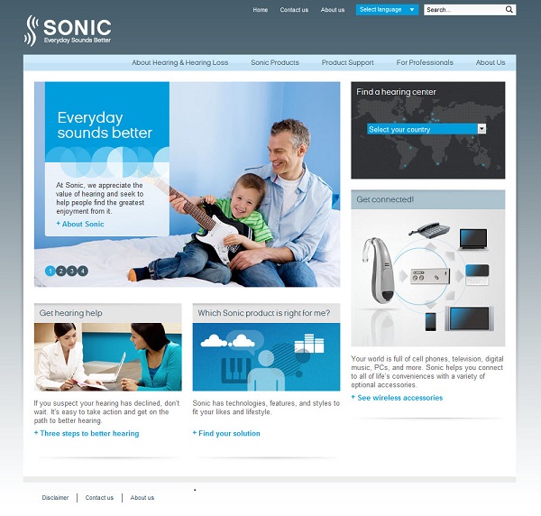 Sonic website