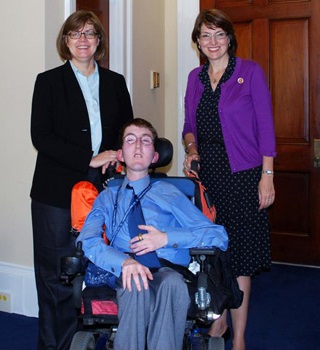 Alexander Van Hook with U.S. Rep. Cathy McMorris-Rodgers