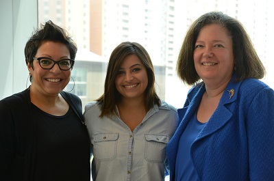 Alexandra and her mother Irma, with surgeon Nancy Young MD