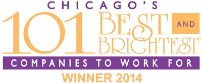 CHICAGO&rsquo;S BEST AND BRIGHTEST COMPANIES TO WORK FOR logo