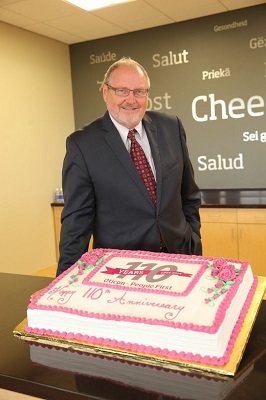 Oticon employees celebrate the 110th anniversary of Oticon
