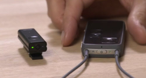 Screenshot from video on The ConnectLine microphone
