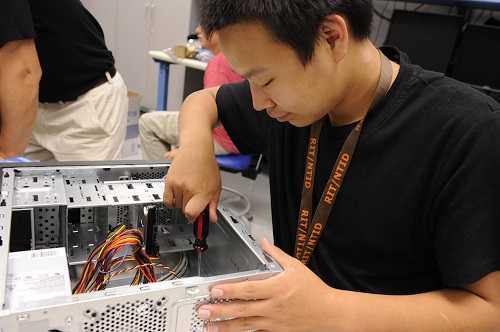 John Smart builds a computer