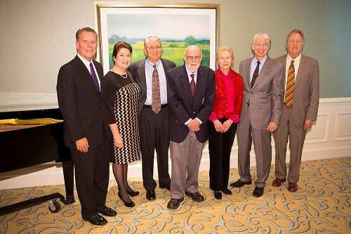 Audiologists and colleagues at the retirement party honoring the Jergers in June