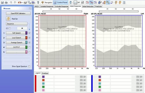Screenshot of video showing probe tube calibration screen 