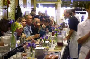 Real-world restaurant environment