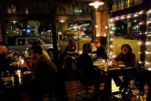 Real-world restaurant environment