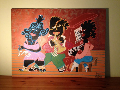 Dancing Lady with the Jazz by Yusuf Yahya