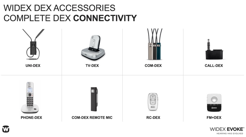 Widex DEX accessories
