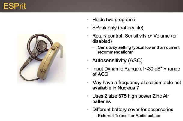 ESPrit considerations when upgrading