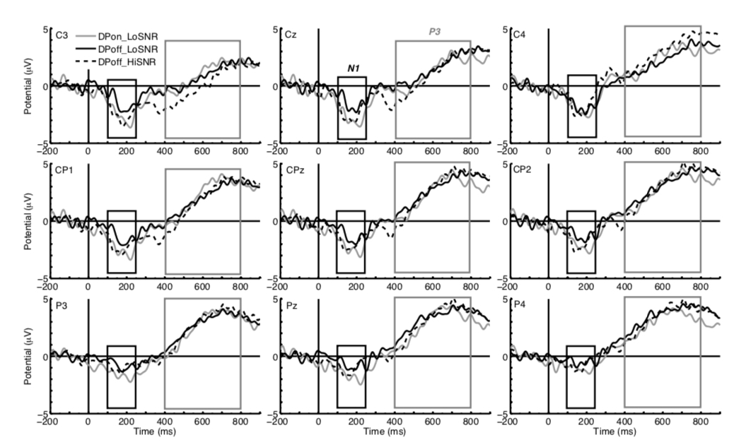ERP waveforms