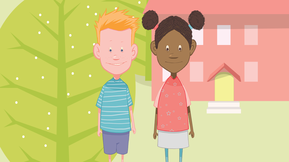 Picture of two children
