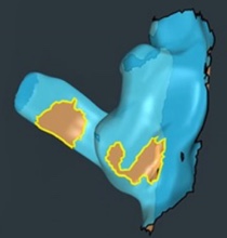 incomplete scan indicated by a yellow border