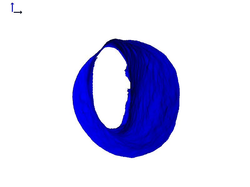 Heat map of expanding ear canal