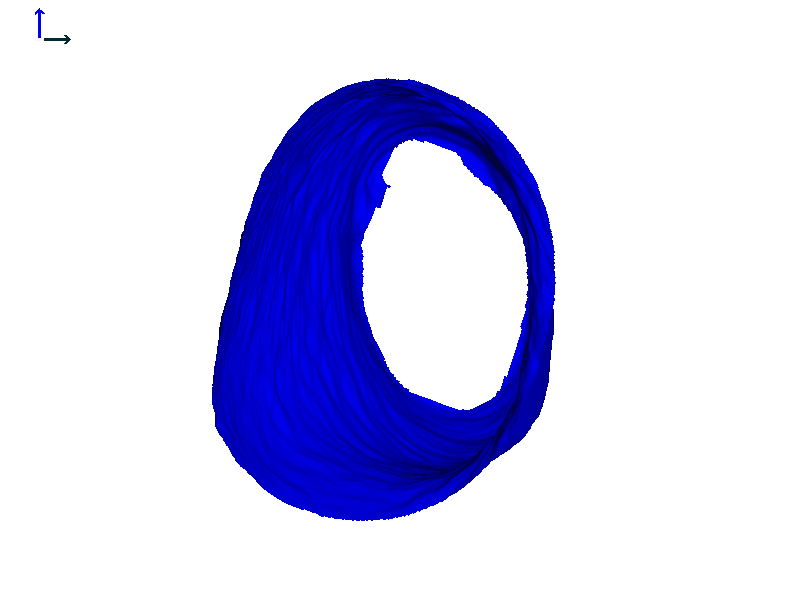 Subject 2 left ear heat map rendering