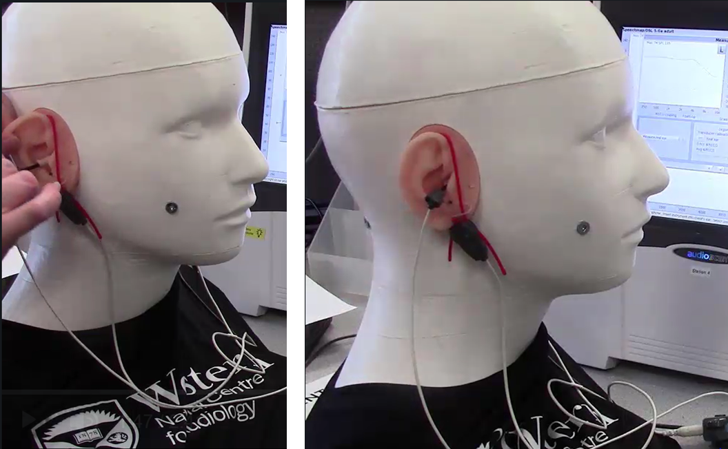 llab activity to step through measurement of the RECD using a CARL manikin