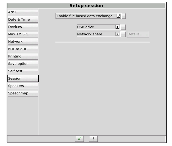 Setting up the session store/restore