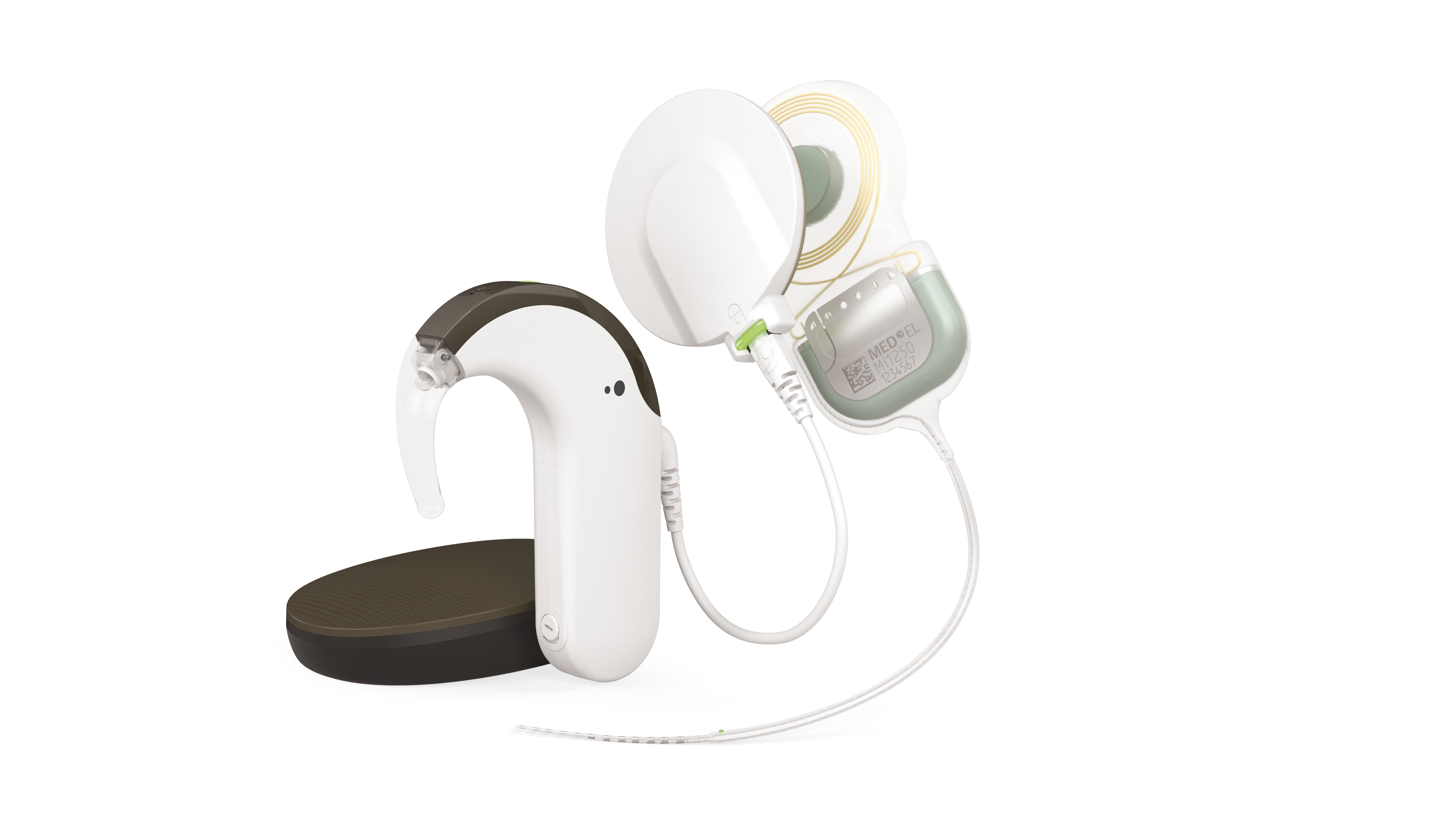 MED-EL's SYNCHRONY 2 cochlear implant with both the SONNET 2 and RONDO 3 processors