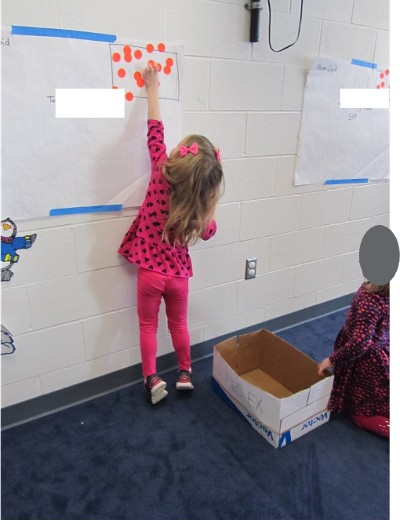Sorting objects at the end of the Box Car Race.
