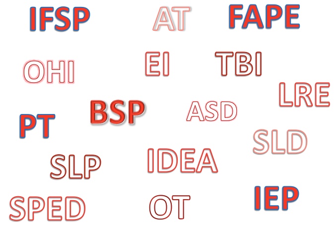 Scattered collection of sixteen IEP Abbreviations