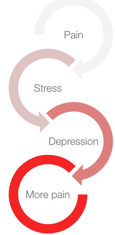 Stress triggers and pain