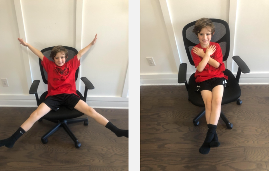Example of testing for the Moro reflex