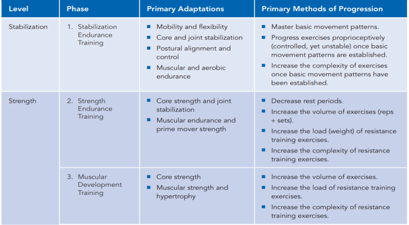 NASM OPT Model.