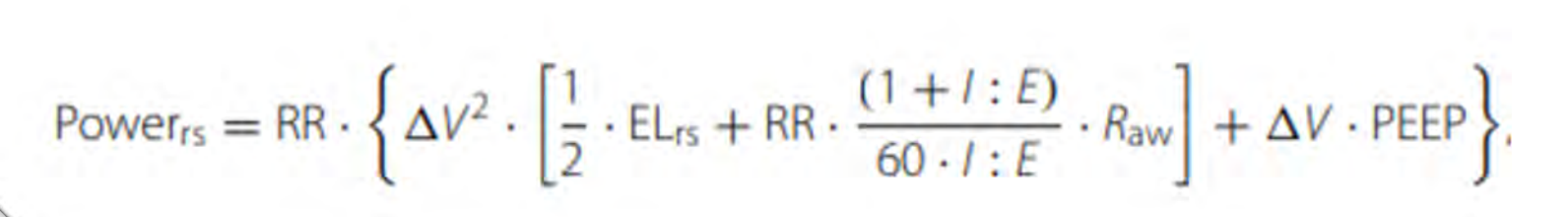 Mechanical power equation