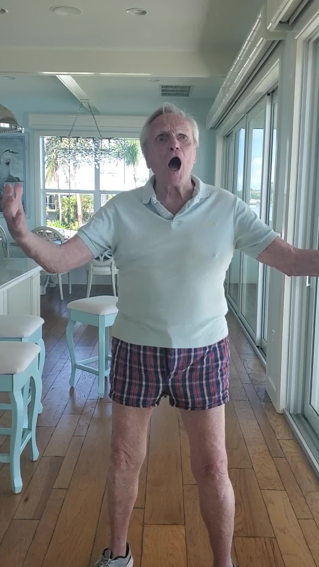 Video of a client singing