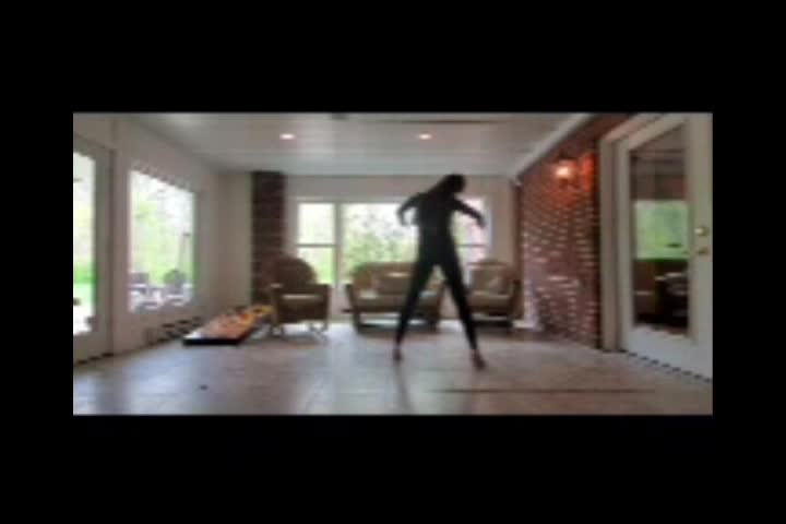 Video of a client dancing