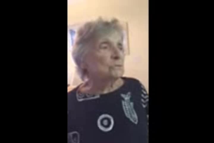 Video of a client singing