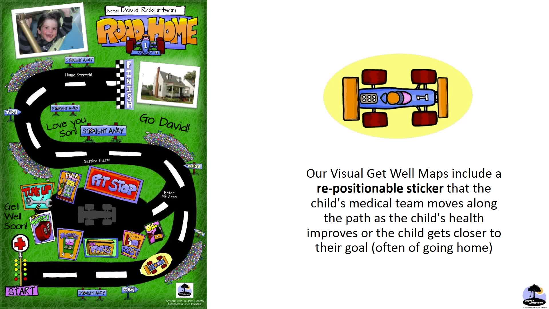 Video of using a car roadmap